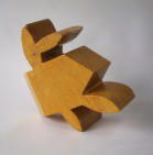 MAISON ABANDONNÉE, 2006, travertijn, H 19 cm