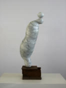 DE DROMER 2, 2016, ijzer-marmer, H 81 cm