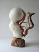 BEKER VAN VERLANGEN 2, 2018, kalksteen-marmer-koper-popnagels, H 49 cm    -IN PRIVË-COLLECTIE-