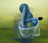 TUSSEN HEMEL EN WATER 4, 2015, acryl/linnen, 80 x 90 cm