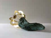 BON SIGNE 4, 2018, brons-messing, H 23 cm