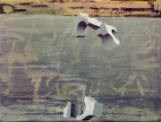 WATERKANT 2, 2019, acryl/linnen, 90x120 cm