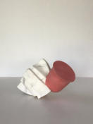 FOLLY 4, 2022, marmer-acrylaathars, H 19 cm