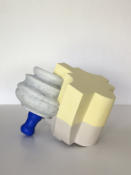 FOLLY 6, 2022, marmer-acrylaathars, H 25 cm